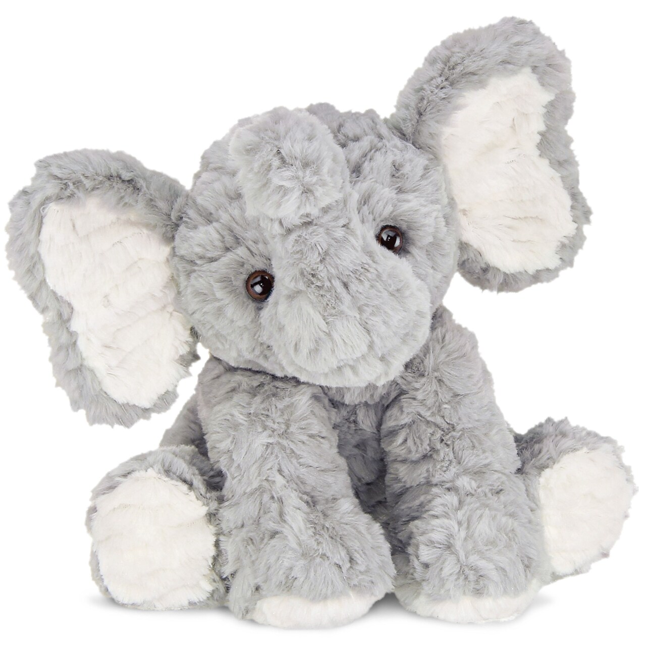 Bearington Dinky Plush Elephant Stuffed Animal - 11" Soft Baby Elephant Plushies with Floppy Ears and Cuddly Body - Adorable Stuffed Elephants Toy Gift for Infants, Toddlers, and Nursery Decor
